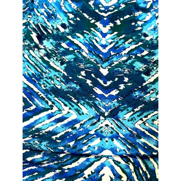 Forever 21 Sleeveless Racerback High Low Maxi Dress Size Large Blue Green NWT - Picture 5 of 10